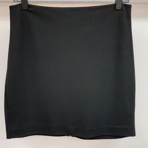 Joe Fresh Women's Skirt Size 8 Black Skirt Straight Pencil Back Zipper